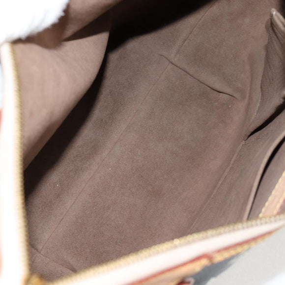 LOUIS VUITTON Monogram Multicolor Greta Shoulder Bag Black M40196 Auth 124895AV