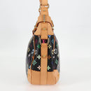 LOUIS VUITTON Monogram Multicolor Greta Shoulder Bag Black M40196 Auth 124895SAV-3
