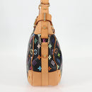 LOUIS VUITTON Monogram Multicolor Greta Shoulder Bag Black M40196 Auth 124895SAV-4