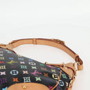 LOUIS VUITTON Monogram Multicolor Greta Shoulder Bag Black M40196 Auth 124895AV-14