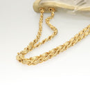 CHANEL Matelasse Chain Shoulder Bag Vinyl Clear Gold CC Auth 124906-7