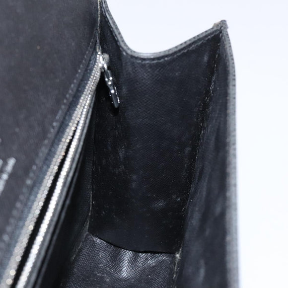 LOUIS VUITTON Taiga Selenga Clutch Bag Ardoise M30782 LV Auth 124910