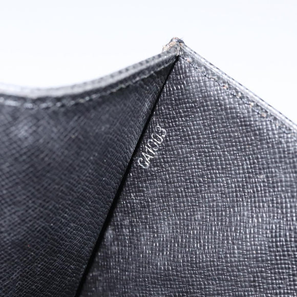 LOUIS VUITTON Taiga Selenga Clutch Bag Ardoise M30782 LV Auth 124910