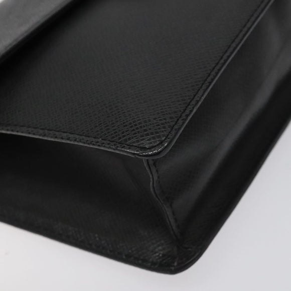 LOUIS VUITTON Taiga Selenga Clutch Bag Ardoise M30782 LV Auth 124910