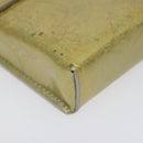 LOUIS VUITTON Monogram Vernis Green Cigarette Case Gris LV Auth 124911-14
