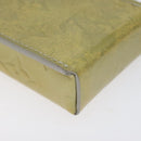 LOUIS VUITTON Monogram Vernis Green Cigarette Case Gris LV Auth 124911-16