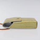 LOUIS VUITTON Monogram Vernis Green Cigarette Case Gris LV Auth 124911-4