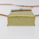 LOUIS VUITTON Monogram Vernis Green Cigarette Case Gris LV Auth 124911-5