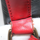 LOUIS VUITTON Epi Noe Shoulder Bag Bicolor Black Red M44017 LV Auth 124928-12