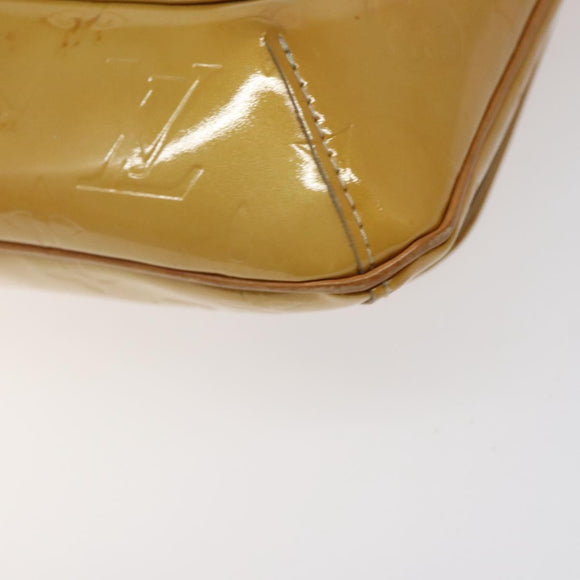 LOUIS VUITTON Monogram Vernis Thompson Street Bag Beige M91301 LV Auth 124936