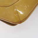 LOUIS VUITTON Monogram Vernis Thompson Street Bag Beige M91301 LV Auth 124936-9