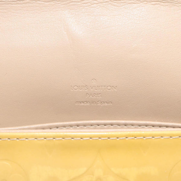 LOUIS VUITTON Monogram Vernis Thompson Street Bag Beige M91301 LV Auth 124936