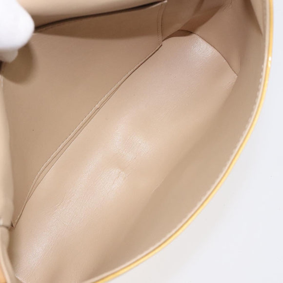 LOUIS VUITTON Monogram Vernis Thompson Street Bag Beige M91301 LV Auth 124936