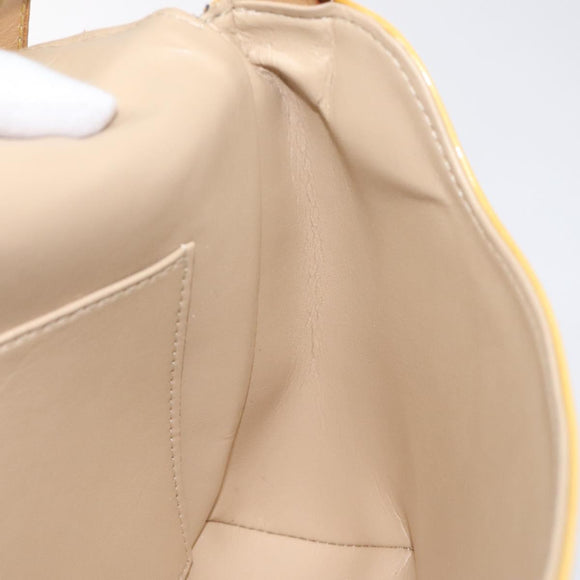 LOUIS VUITTON Monogram Vernis Thompson Street Bag Beige M91301 LV Auth 124936