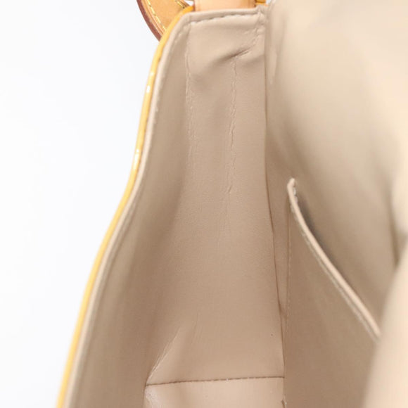 LOUIS VUITTON Monogram Vernis Thompson Street Bag Beige M91301 LV Auth 124936