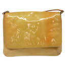 LOUIS VUITTON Monogram Vernis Thompson Street Bag Beige M91301 LV Auth 124936-13