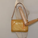 LOUIS VUITTON Monogram Vernis Thompson Street Bag Beige M91301 LV Auth 124936-21