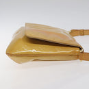 LOUIS VUITTON Monogram Vernis Thompson Street Bag Beige M91301 LV Auth 124936-3