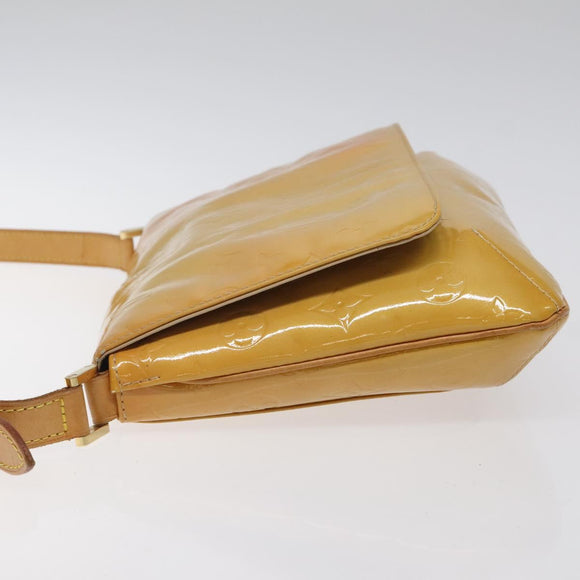 LOUIS VUITTON Monogram Vernis Thompson Street Bag Beige M91301 LV Auth 124936