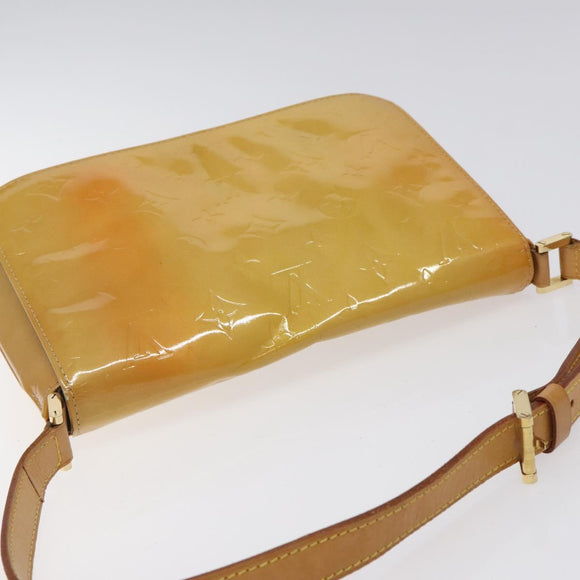 LOUIS VUITTON Monogram Vernis Thompson Street Bag Beige M91301 LV Auth 124936