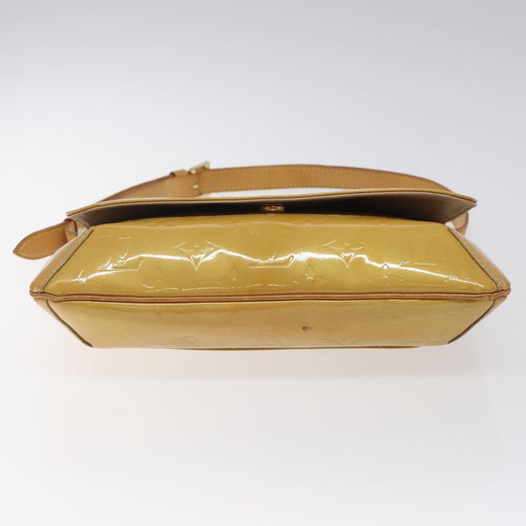 LOUIS VUITTON Monogram Vernis Thompson Street Bag Beige M91301 LV Auth 124936