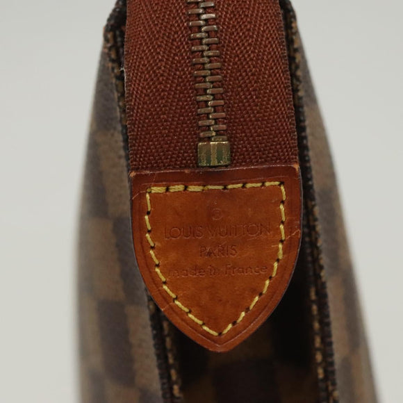 LOUIS VUITTON Damier Ebene Posh Toilette 26 Pouch N47543 LV Auth 124944