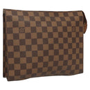 LOUIS VUITTON Damier Ebene Posh Toilette 26 Pouch N47543 LV Auth 124944-1