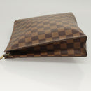 LOUIS VUITTON Damier Ebene Posh Toilette 26 Pouch N47543 LV Auth 124944-3