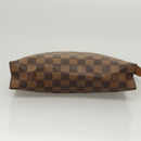 LOUIS VUITTON Damier Ebene Posh Toilette 26 Pouch N47543 LV Auth 124944-6