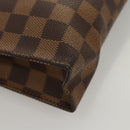 LOUIS VUITTON Damier Ebene Posh Toilette 26 Pouch N47543 LV Auth 124944-7