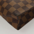 LOUIS VUITTON Damier Ebene Posh Toilette 26 Pouch N47543 LV Auth 124944-14
