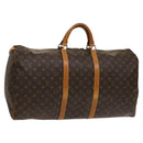 LOUIS VUITTON Monogram Keepall 60 Boston Bag M41422 LV Auth 124961-1
