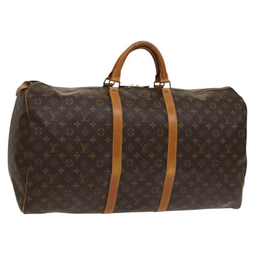 LOUIS VUITTON Monogram Keepall 60 Boston Bag M41422 LV Auth 124961