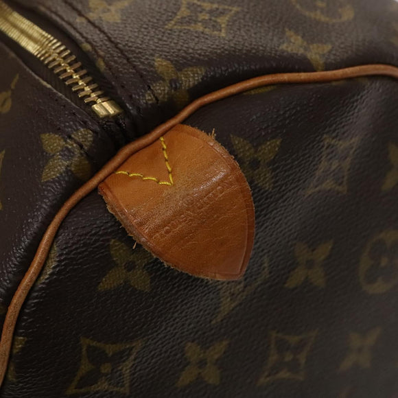 LOUIS VUITTON Monogram Keepall 60 Boston Bag M41422 LV Auth 124961
