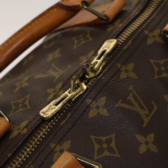 LOUIS VUITTON Monogram Keepall 60 Boston Bag M41422 LV Auth 124961