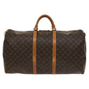 LOUIS VUITTON Monogram Keepall 60 Boston Bag M41422 LV Auth 124961-13