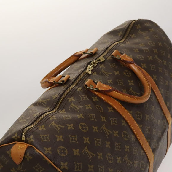 LOUIS VUITTON Monogram Keepall 60 Boston Bag M41422 LV Auth 124961