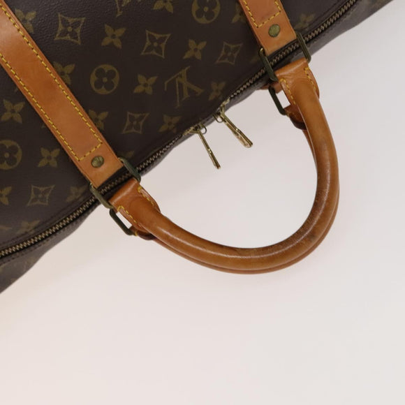 LOUIS VUITTON Monogram Keepall 60 Boston Bag M41422 LV Auth 124961