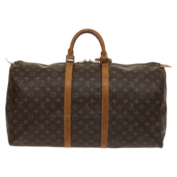 LOUIS VUITTON Monogram Keepall 55 Boston Bag M41424 LV Auth 124962 - 0