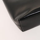 GUCCI Hand Bag Patent leather Black Gold 000 2058 0558 0 Auth 124983-14