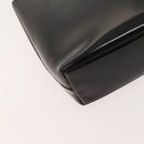 GUCCI Hand Bag Patent leather Black Gold 000 2058 0558 0 Auth 124983-16