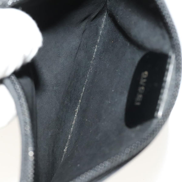 GUCCI Hand Bag Patent leather Black Gold 000 2058 0558 0 Auth 124983