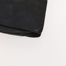 GUCCI Shoulder Bag Leather Black Gold Auth 124984-10