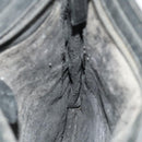 GUCCI Shoulder Bag Leather Black Gold Auth 124984-18