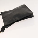 GUCCI Shoulder Bag Leather Black Gold Auth 124984-5