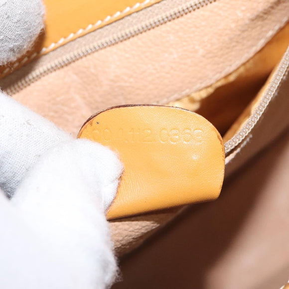 GUCCI Micro GG Supreme Shoulder Bag PVC Beige Gold 004 112 0363 Auth 124986