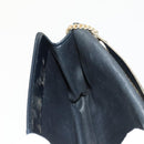 Christian Dior Trotter Canvas Chain Shoulder Bag Brown Gold Auth 124988-19