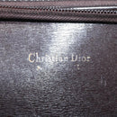 Christian Dior Trotter Canvas Shoulder Bag Brown Gold Auth 124989-11
