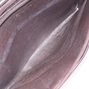 Christian Dior Trotter Canvas Shoulder Bag Brown Gold Auth 124989-12