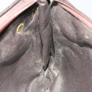 Christian Dior Trotter Canvas Shoulder Bag Brown Gold Auth 124990-18